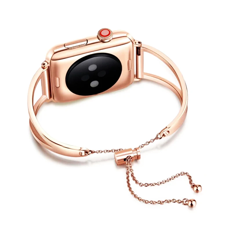 Браслет для apple watch band 4 5 3 44 мм 42 40 38 металлический ремешок из нержавеющей стали iwatch