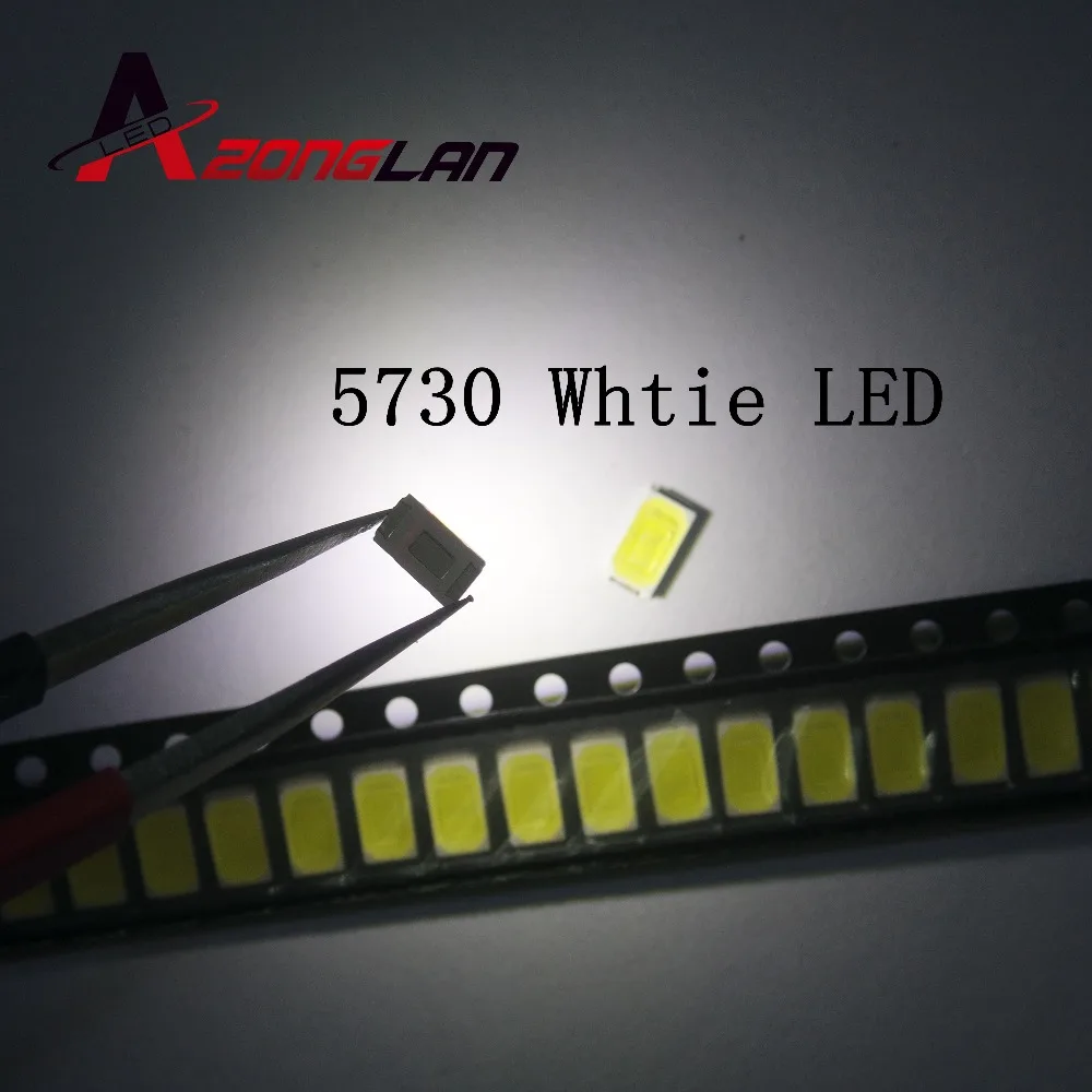 100 шт. 5730 SMD LED CW WW 5630 белый/теплый белый 5 7*3 0 мм 40 60lm 150ma диод Вт 2850 3250 K/6000 6500 K