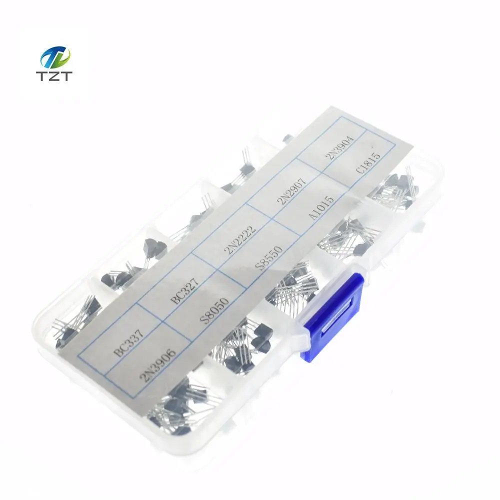 Kit de transistors TO-92 PNP/NPN 10 valeurs : BC327, BC337, BC517