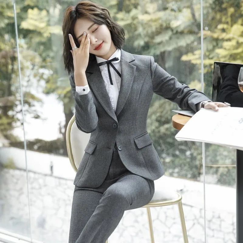 grey formal coat womens