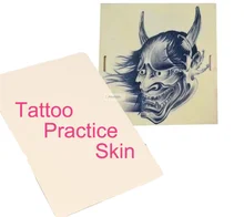 1pc tatuagem prática pele 3d microblading não tóxico macio permanente maquiagem kit ferramentas 15cm x 20cm folha em branco liso(China)