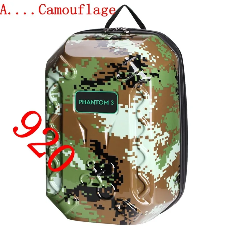 Phantom 3 Hardshell Backpack Shoulder Carry Case Hard Shell Box For Dji Phantom 3s Professional FPV Drone Quadcopter