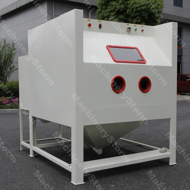 sandblasting machine with dustless system 3