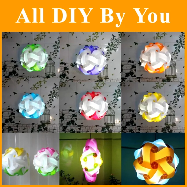 DIY головоломка шар светильник Свадьба Вечеринка фестиваль красочные