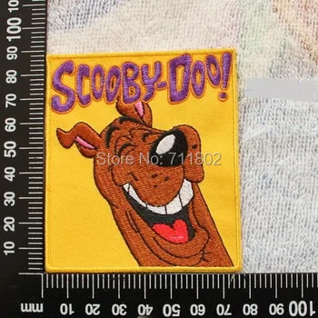 

Scooby Doo iron On Patch animal cartoon movie TV Embroidered cute kid's Applique accessory