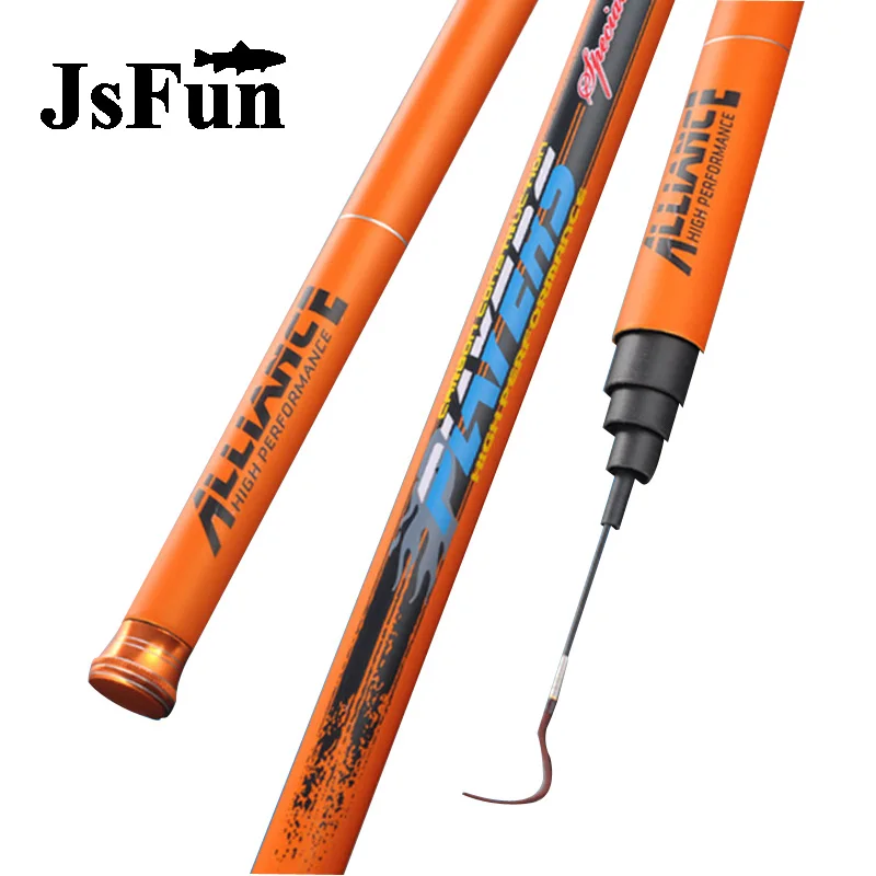 

3.6m 4.5m 5.4m 6.3m 7.2m Fishing Rod Carbon Telescopic Fishing rod Ultralight Spuerhard Taiwan Fishing Pole Two Color FG145