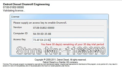 Detroit Diesel активный ключ для dddl 7,11 ключ ddde 7,08 7,06 ключ ддрз 7,11 7,10 7,09 ключ