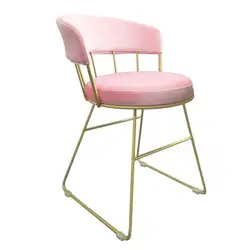 Скандинавский кованый стул для макияжа принцесса спальня задний стул для одевания дома простые Экономичные табурет