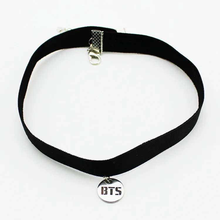 Модные BTS альбом Bangtan Обувь для мальчиков Цепочки и ожерелья корейский украшения