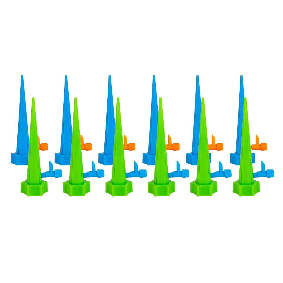12 шт. новый конус Авто полив сеялка шипы садовое орошение регулируемый клапан