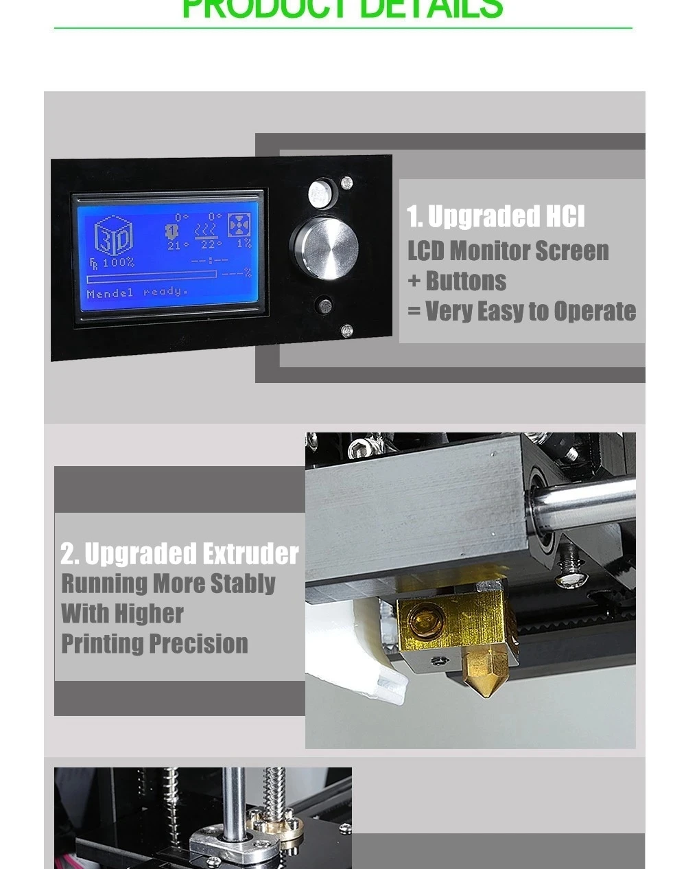 Anet A6 Высокая точность Reprap Prusa i3 DIY 3D-принтеры комплект годичного гарантийного обслуживания фабрика непосредственно Лидер продаж Impressora 3d