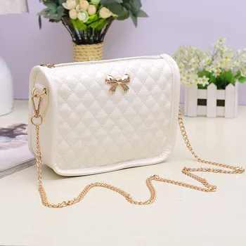 

New 2018 Black Bow Plaid Fashion Women CrossBody Bag Female Shoulder Bags Party Purse clutch Small Bag Women Messenger Bags Q1