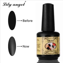Lily Angel 15 пилка для ногтей Магия Супер Матовые прозрачные ногти Art Gel Top Coat матовое масло для ногтей лак для ногтей высокого качества