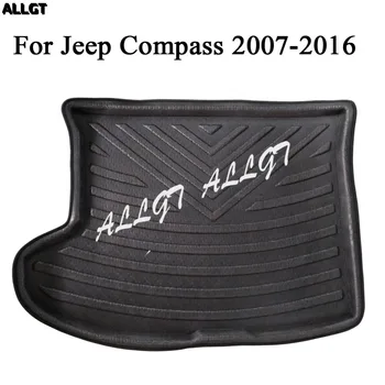 

Rear Trunk Cargo Linear Floor Mat Fit for Jeep Compass 2007 2008 2009 2010 2011 2012 2013 2014 2015 2016 Black