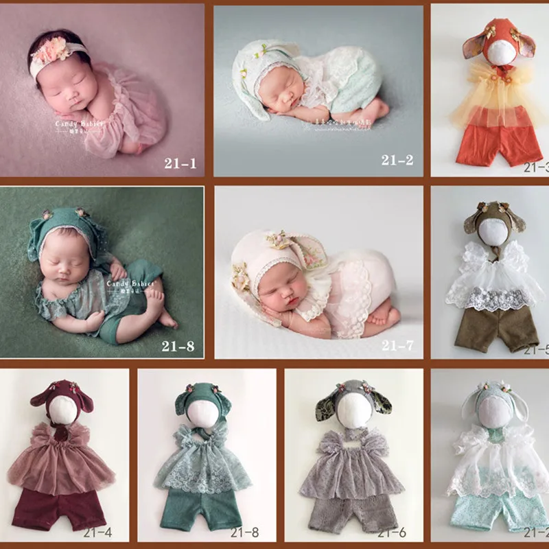 Ylsteed/комплект из 3 предметов; реквизит для фотосъемки новорожденных в виде ушей кролика для детей; шапка для новорожденных; одежда для съемки; милая одежда для маленьких мальчиков и девочек; подарки для новорожденных