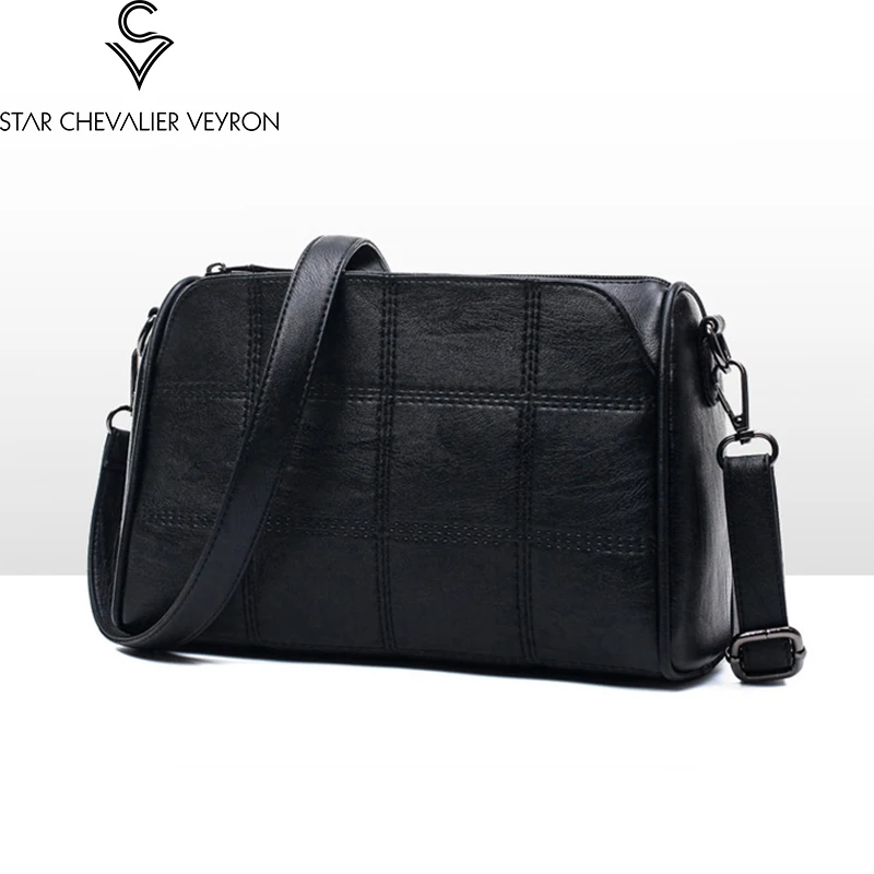 

2017 5 Colors New Fashion Messenger Bags Stitching thread