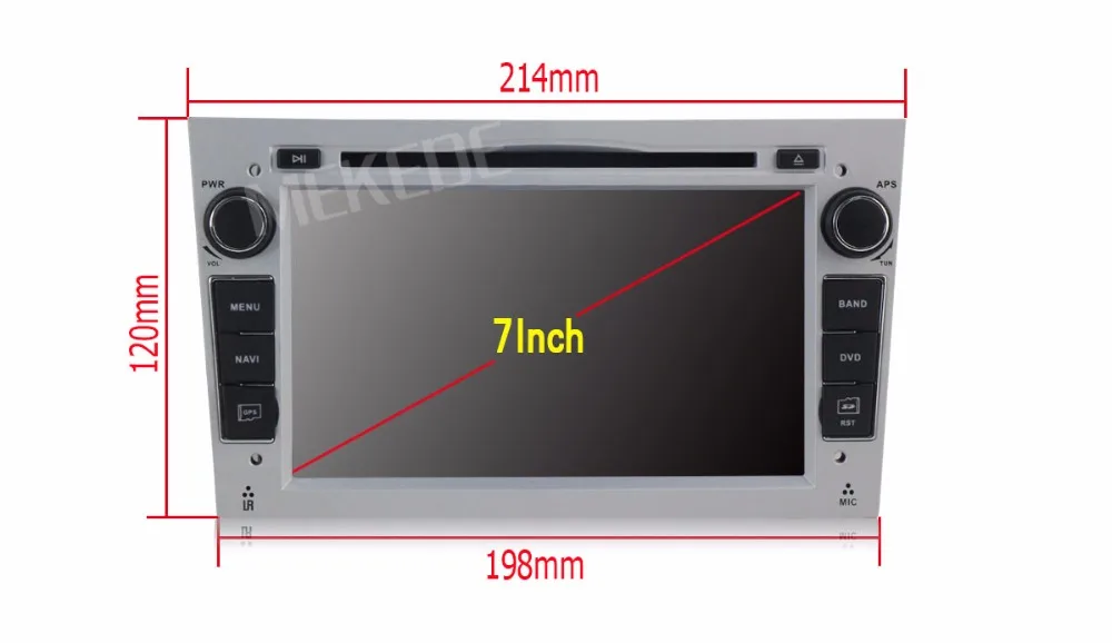 Excellent MEKEDE Quad Core 2G RAM Android 7.1 Car DVD Player For Opel Astra H Vectra Corsa Zafira B C G Radio GPS Stereo free shipping 3