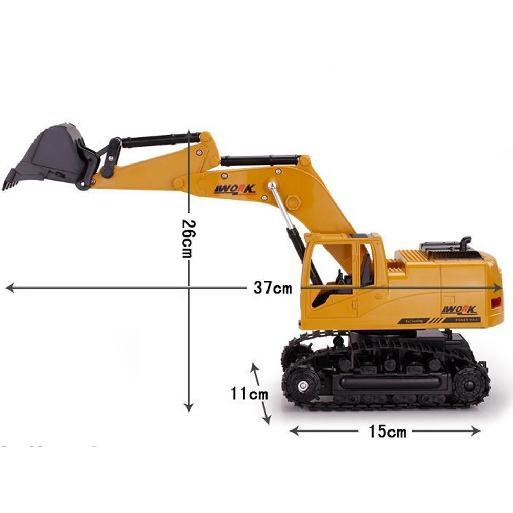 Радиоуправляемый автомобиль инженерный Shovelloader экскаватор 5 каналов зарядки RC экскаватор электронная Игрушечная модель