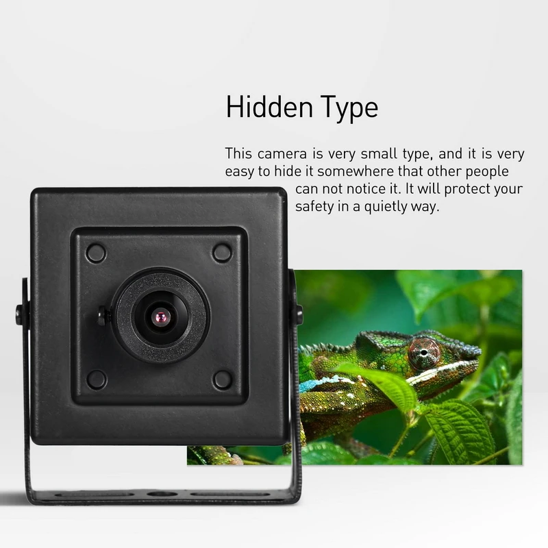 H.265 Мини HD 1080P IP камера 2.0MP безопасности металлическая внутренняя ONVIF P2P CCTV Черная