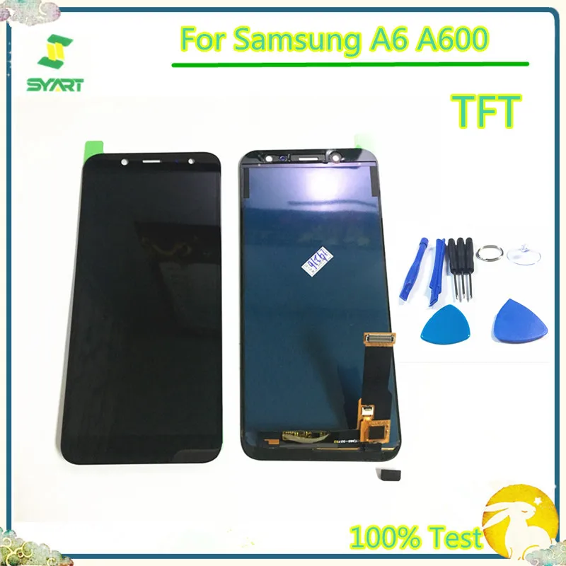 

TFT Can Adjustable LCD Display For A6 2018 A600 LCD Display Touch Screen Digitizer Assembly For Samsung Galaxy A6 A600F A600FN