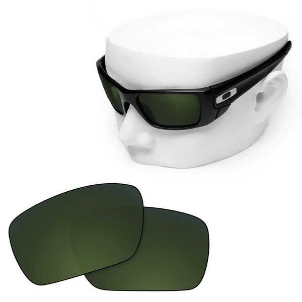 Поляризованные Сменные линзы OOWLIT для солнцезащитных очков-солнцезащитных очков - Цвет линз: Grey Green