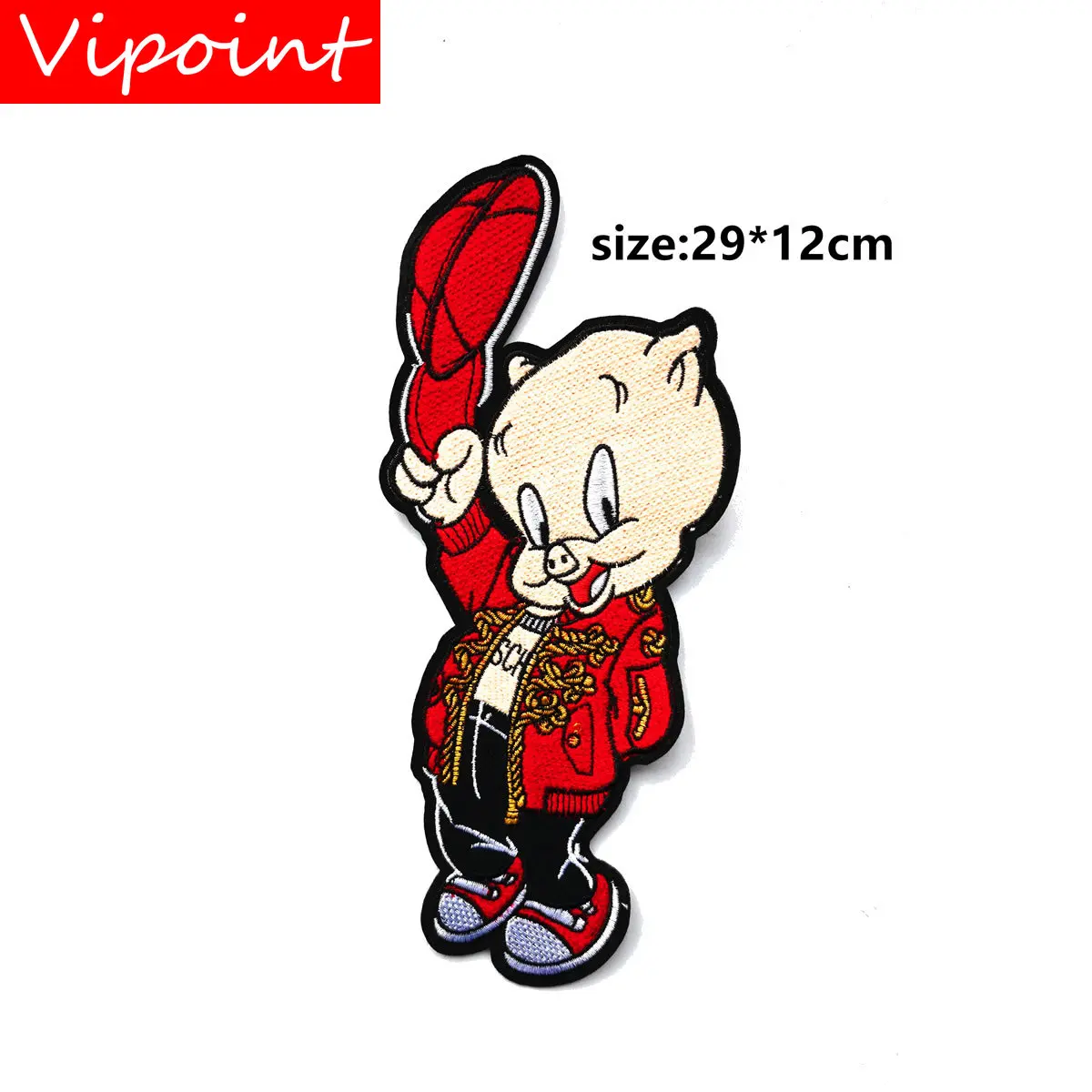 

VIPOINT embroidery big animal patch cartoon patches badges applique patches for clothing FD-5