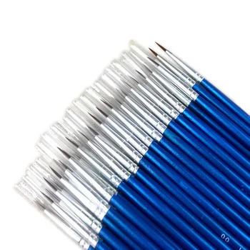 

20Pcs/Set Fine Thin Hook Line Nylon Pen Paint Brush Drawing Art Oil brush Watercolor Art Supplies Painting