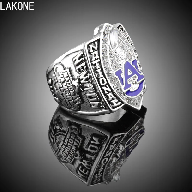 LAKONE Champions ring, NEWTON 2010 Auburn Tigers National Championship Ring, sports fans ring