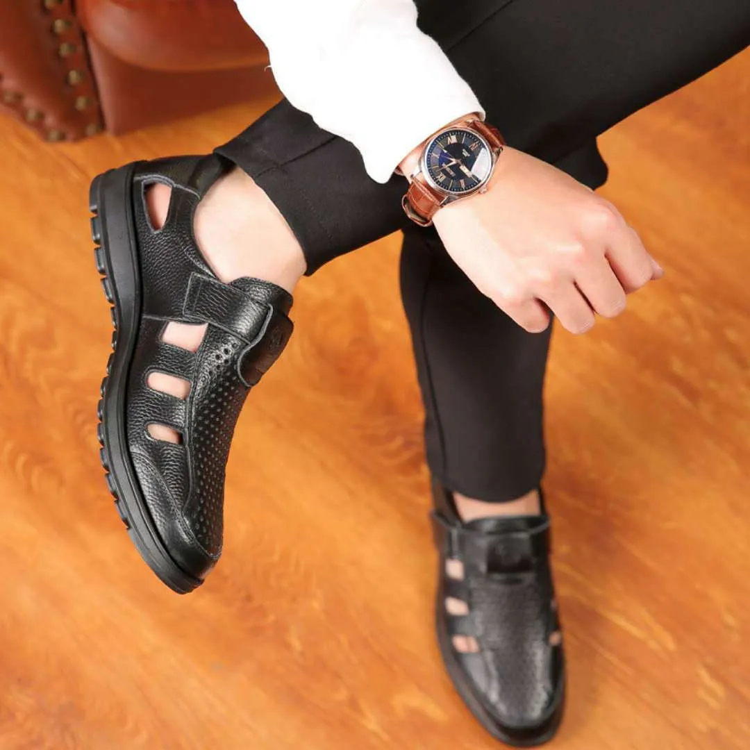 Summer Casual Brand Shoes For Men Black Brown Young Boy Casual Shoes Breathable Flats Men Shoes Anti-Slip Man Walking Shoes