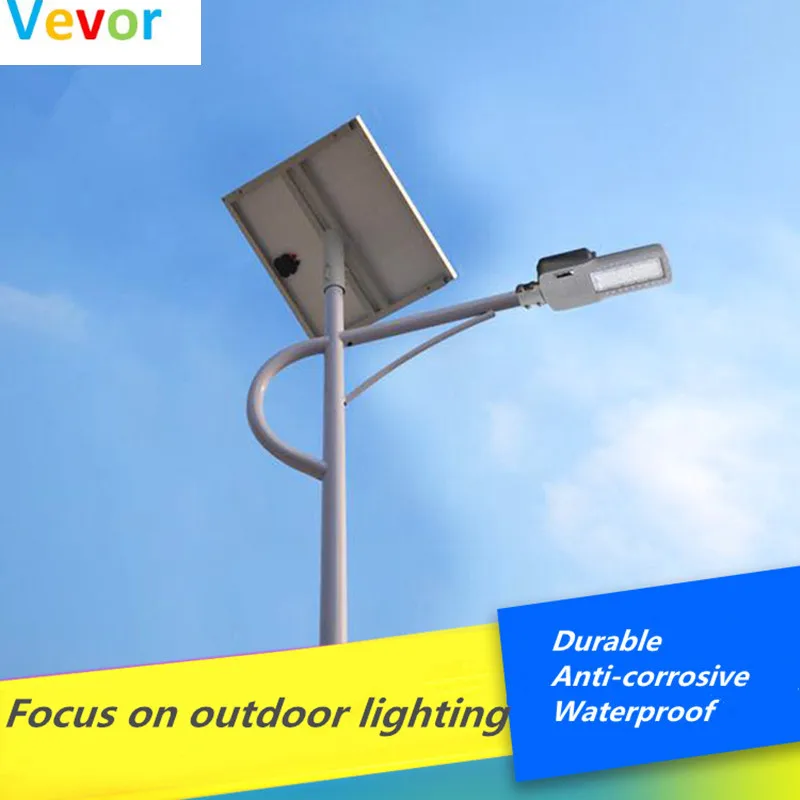 

8M IP65 60W LED Waterproof Solar Street Light with Pole Outdoor