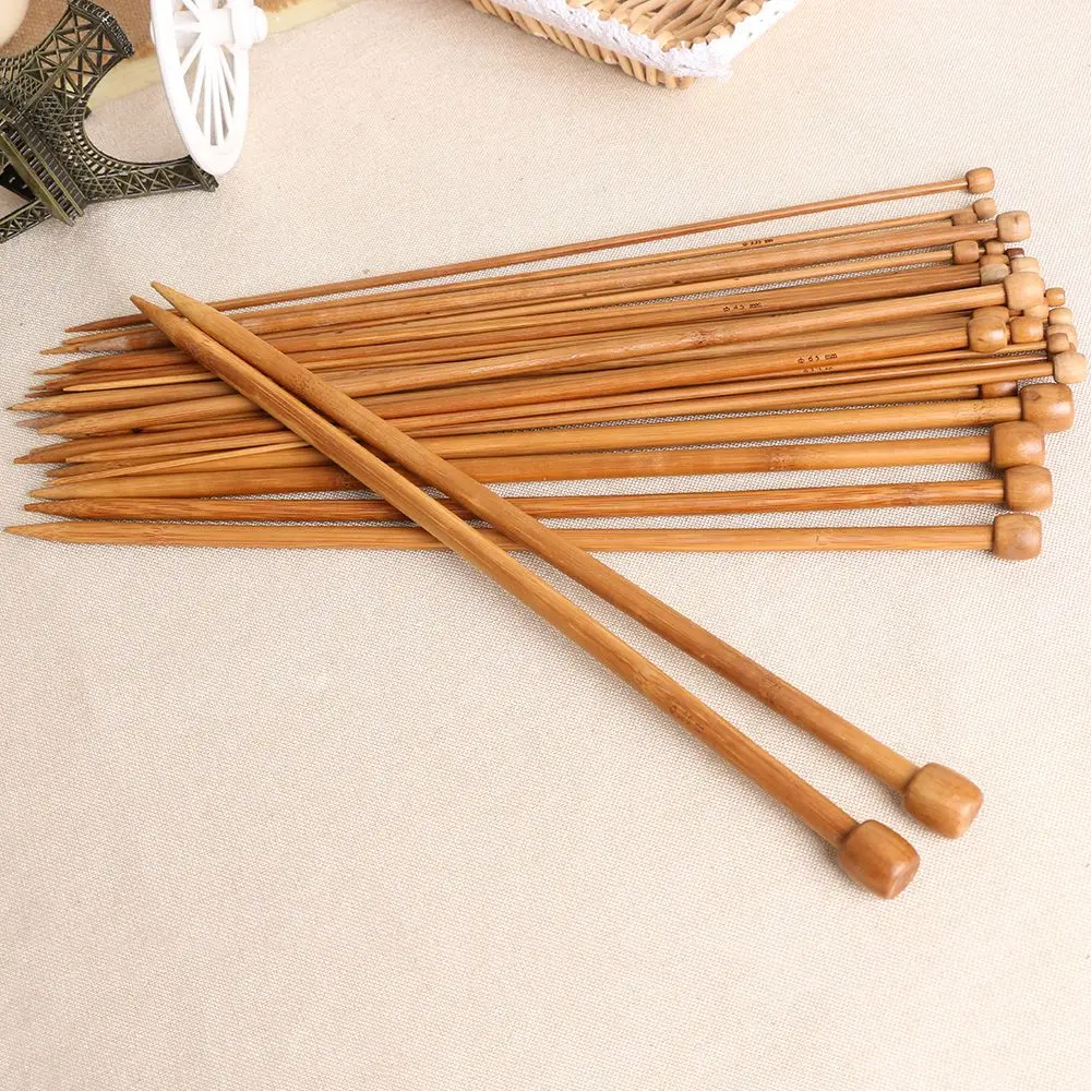 36 Pcs 18 Ukuran Kayu Bambu Knitting Needles Set Crochet Jarum 36 Pcs 18 Ukuran Kayu Bambu Knitting Needles Set Crochet Jarum