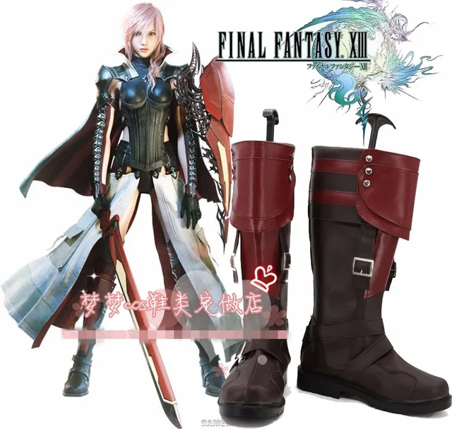 Lightning Returns: Final Fantasy XIII Lightning Cosplay Shoes Boots Custom Made Lightning Returns: Final Fantasy XIII Lightning Cosplay Shoes Boots Custom Made