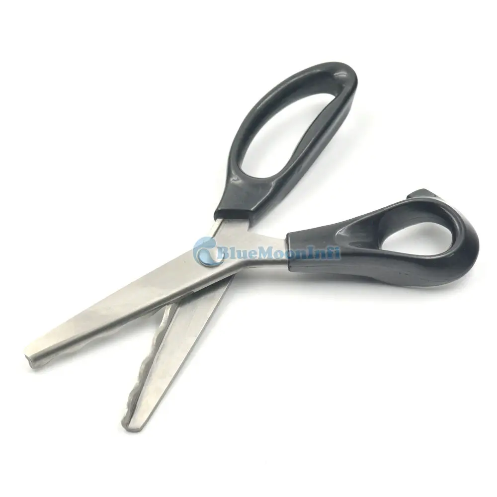 1 Pc 18mm Scalloped Edge Dressmaking Pinking Shears Professional Large