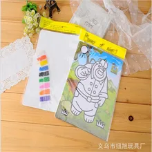 5 шт./партия милая детская мультяшная картина из песка игры для детей diy Горячая