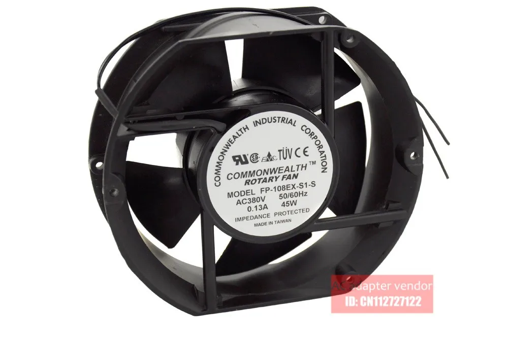 Novo FP-108EX-S1-S b 380v 0.13a 17250 17251 ventilador de refrigeração