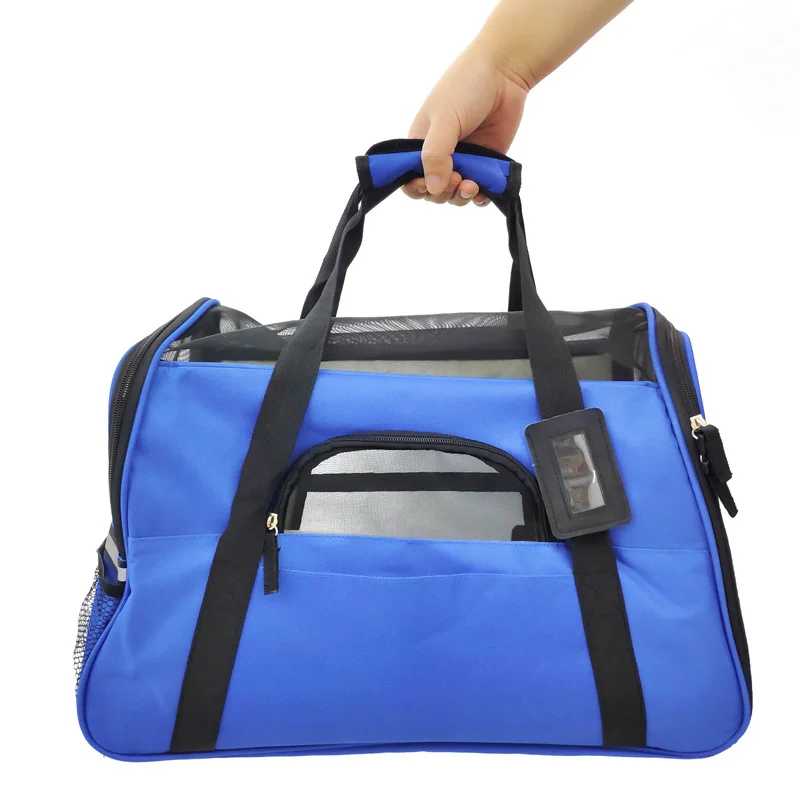 

Travel Packets Breathable Handbag Chihuahua Pet Backpack Messenger Carrier Dog Carrier Outgoing Pet Bag with Large Side Windows