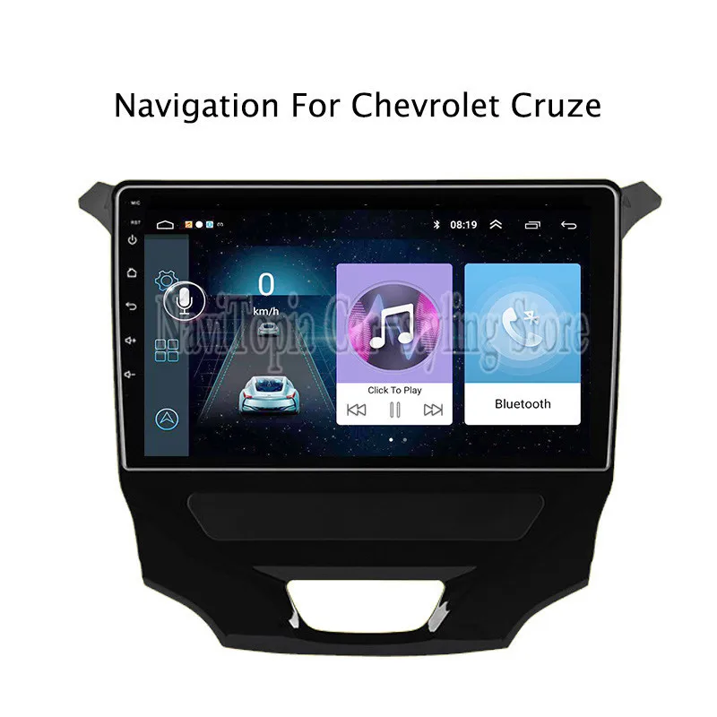 NaviTopia 9 дюймов Android 8 1 автомобильный Радио gps навигация Мультимедиа Стерео dvd-плеер