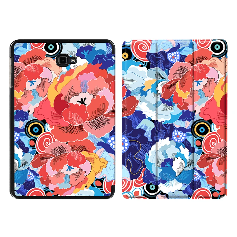 MTT чехол с полной печатью для Samsung Galaxy Tab a 10,1 s7 SM-T580 T580N T585 T585C Trifold кожаный чехол-подставка для планшета