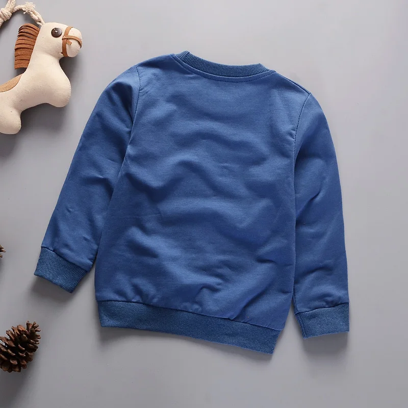 Весенне-Осенняя детская одежда для мальчиков и девочек детская модная футболка для отдыха детская одежда из чистого хлопка одежда для Ясельников 9 стилей
