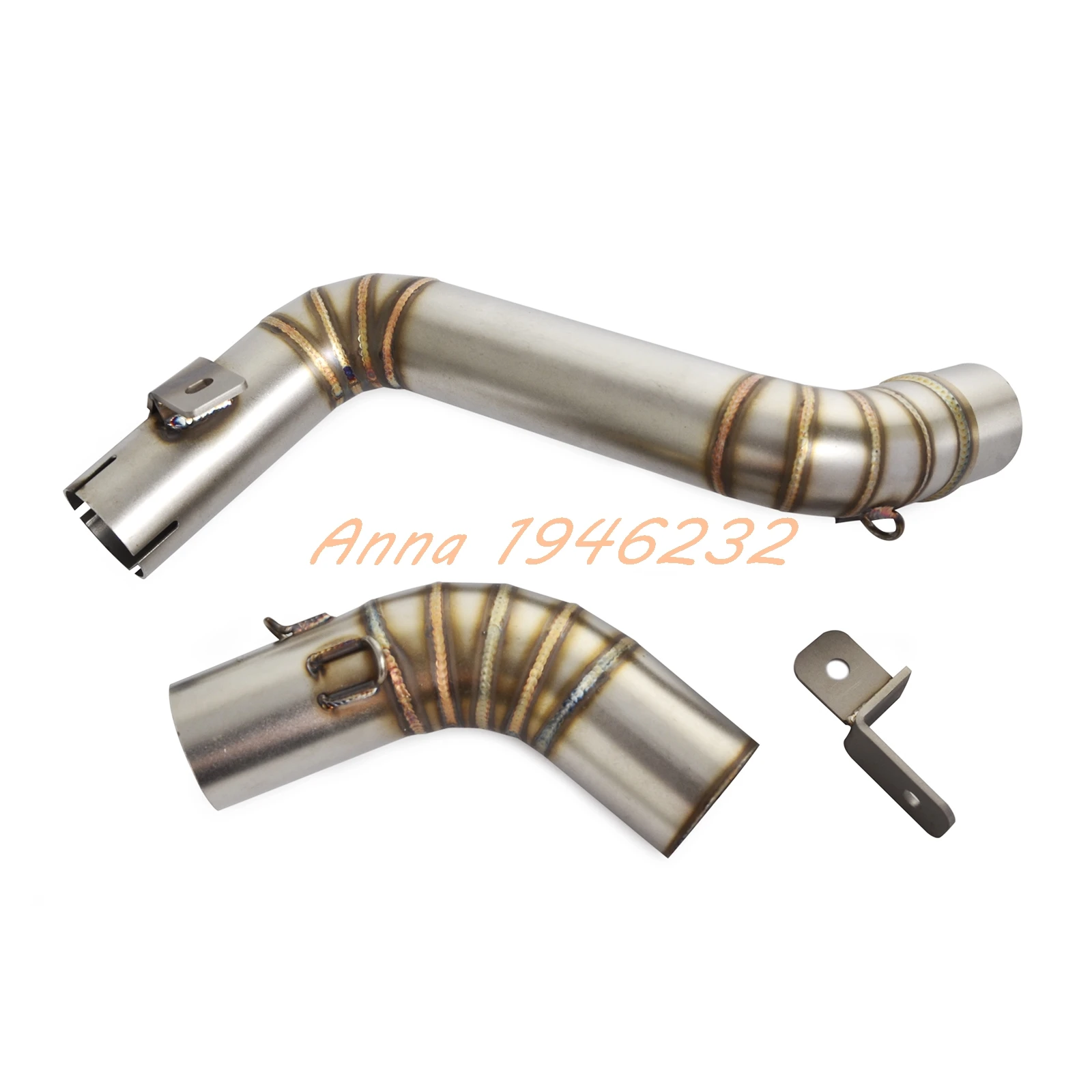 

Motorcycle Stainless Slip On Exhaust Header Down Pipe & Exhaust Mid Pipe For KTM 125 200 Duke 2011-2015 Duke 390 2013-2016