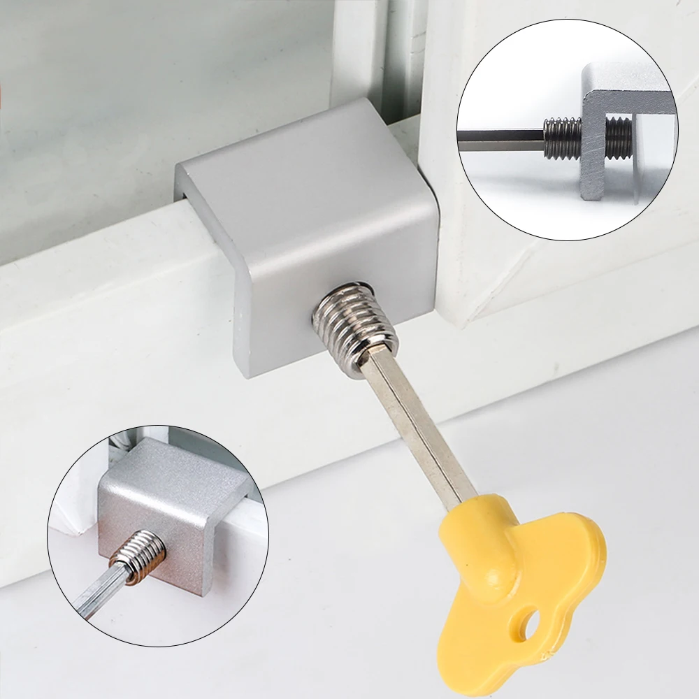 

1Pc Protecting Baby Safety Security Window Lock Child Safety Lock Window Stopper Protection for Children Protection on Windows