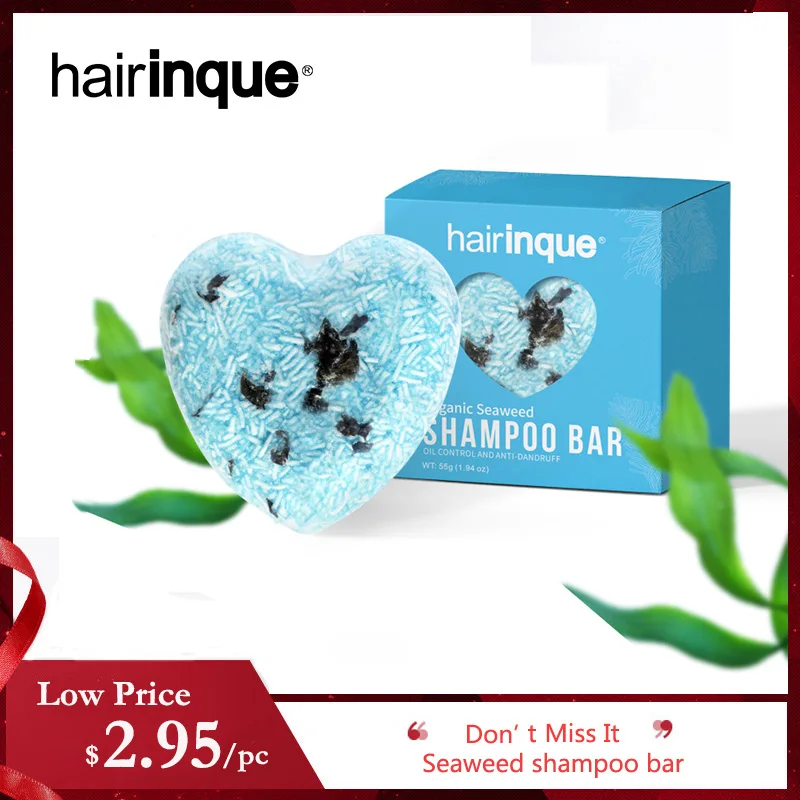 Hairinque Organic Seaweed Shampoo Bar 100%PURE Seaweed handmade cold processed shampoo natural ingredient hair shampoo soap 3.28 Hairinque Organic Seaweed Shampoo Bar 100%PURE Seaweed handmade cold processed shampoo natural ingredient hair shampoo soap 3.28