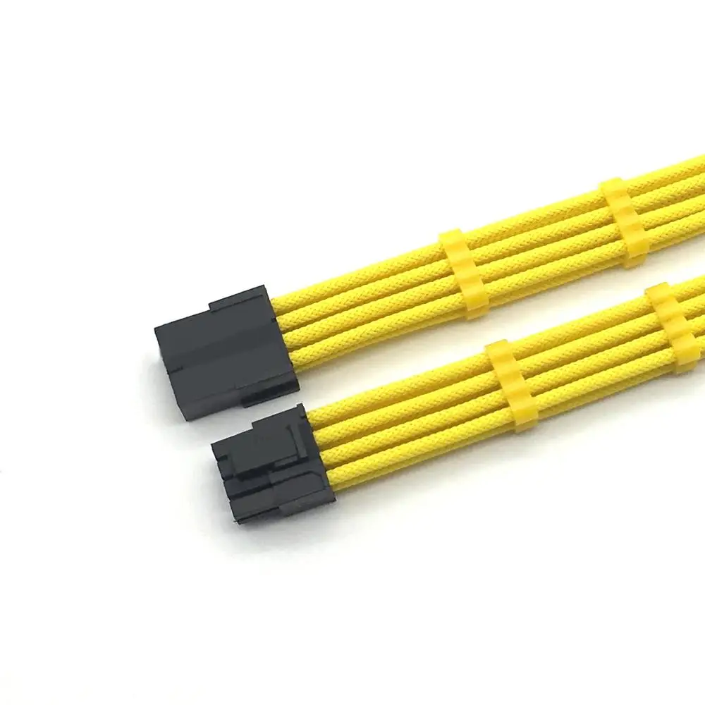 Разноцветный Удлинительный кабель с одним рукавом GPU 8Pin к PCI E 6 + 2Pin гребнем 2