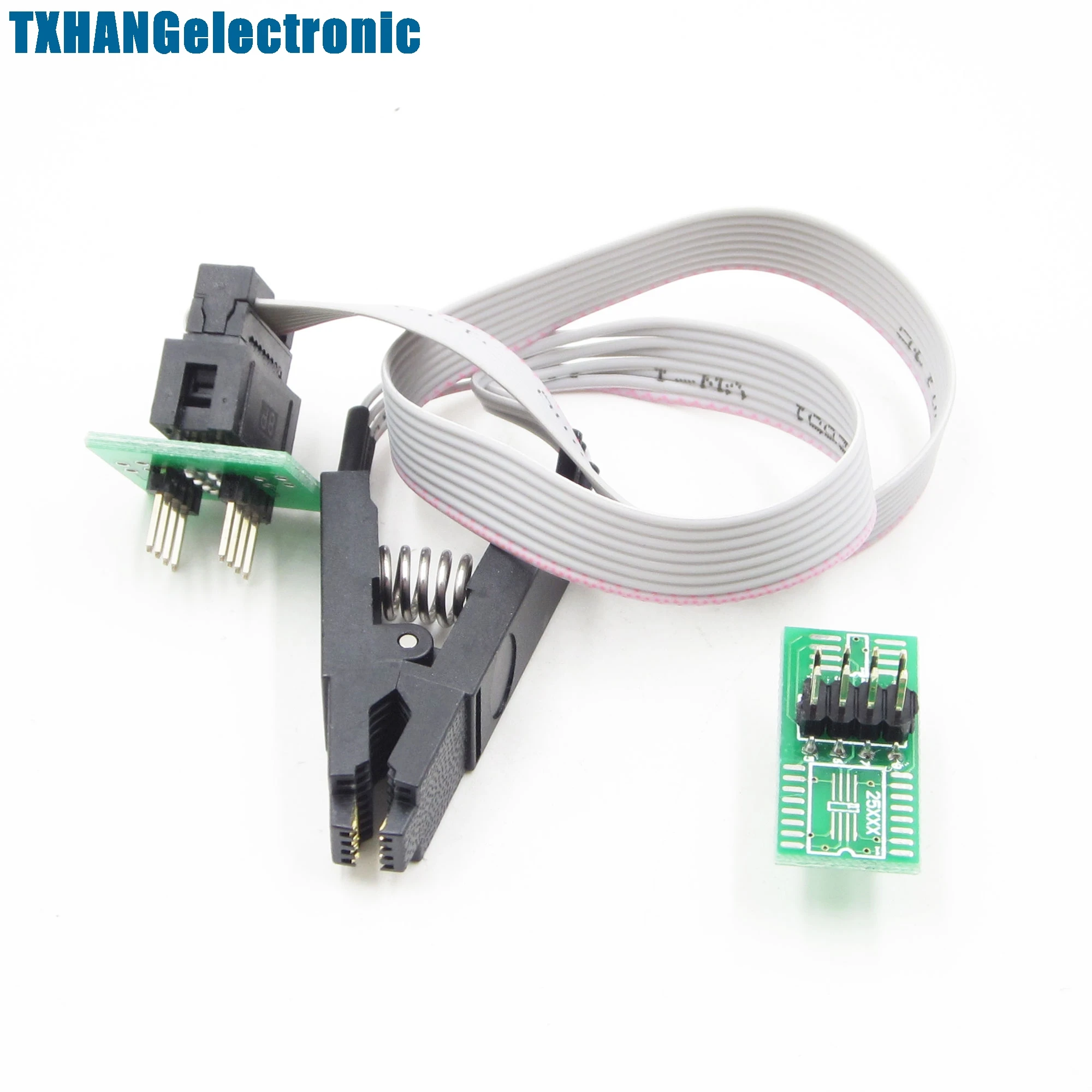 

SOIC8 SOP8 Test Clip For EEPROM 93/25 /24Cx in-Circuit Programming + 2 Adapters