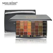 Miss Rose 48 цветов Палитра теней для век Косметика натуральный телесный матовый Тени для век макияж профессиональный для женщин с кисточкой