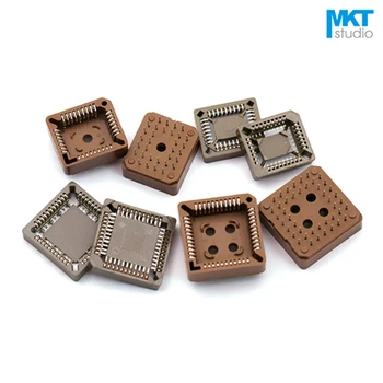 

10Pcs PLCC Socket PLCC32 PLCC44 PLCC68 PLCC84 SMD DIP IC Socket Adapter
