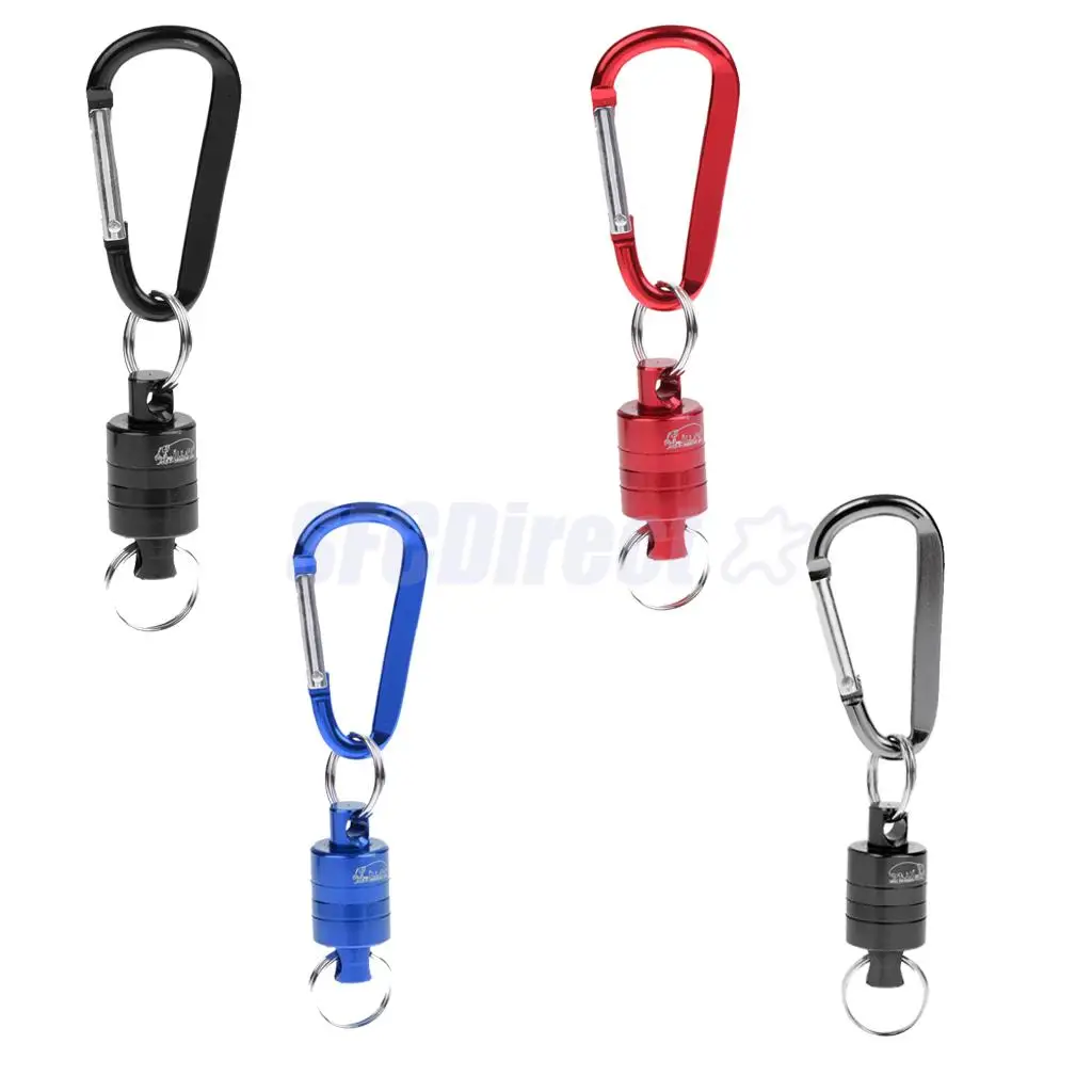 4 Pieces Stainless Steel Release Clip Landing Net Holder Quick