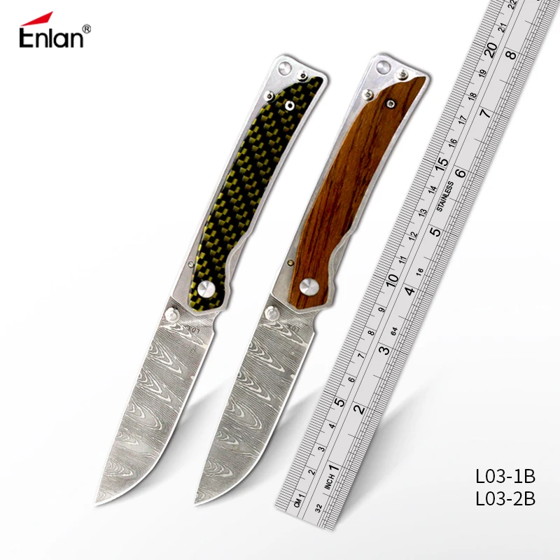 

ENLAN 8cr13mov Blade G10 Handle Tactical Hunting Survival Pocket Flipper Knives Combat Camping EDC Outdoor Tool Dropshipping