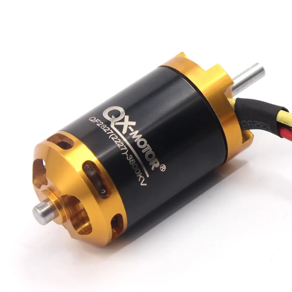 Бесщеточный двигатель QF2827 3800KV 80A для вентилятора 70 мм 6 весл блок EDF