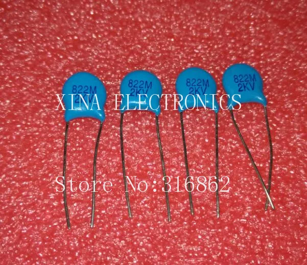 

Керамический конденсатор высокого напряжения, 2 кВ, 822 пФ, 2000, 100 НФ, в, ПФ, шт./партия